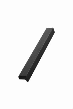 Długi uchwyt meblowy ELAN, dł. 1200 mm, czarny mat