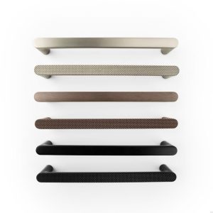 Uchwyt meblowy podłużny Vibe Plain 128 Metalowy Czarny Mat
