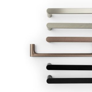 Uchwyt meblowy podłużny Vibe Plain 128 Metalowy Ciemny Brąz