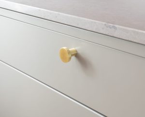 Gałka meblowa 2078 Metalowa Złota Szczotkowana