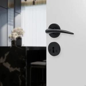 Klamka do drzwi Skagen Metalowa Czarny Mat Standard Skandynawski