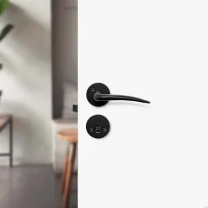Klamka do drzwi Skagen Metalowa Czarny Mat Standard Skandynawski