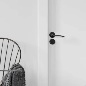 Klamka do drzwi Skagen Metalowa Czarny Mat Standard Skandynawski