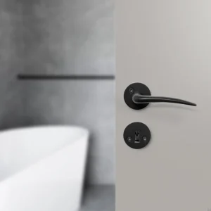 Klamka do drzwi Skagen Metalowa Czarny Mat Standard Skandynawski