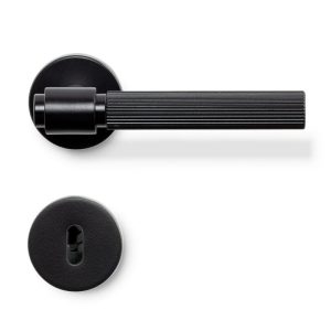 Klamka do drzwi Helix Stripe 200 Metalowa Czarna
