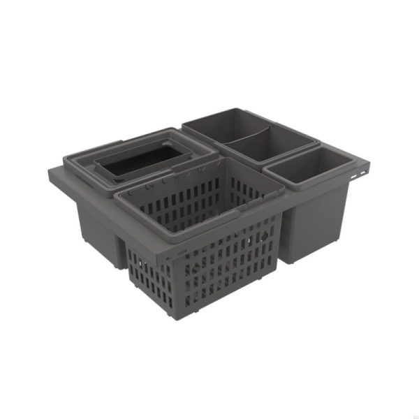 Pojemnik do recyklingu Cube Basic Low Eco 600 Ciemnoszary
