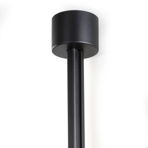 Zestaw łazienkowy IO 600 mm z lustrem i półkami Czarny D