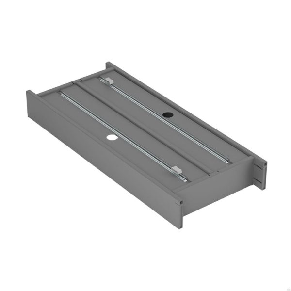 Wkład do szuflady na folię Flex Basic II Aluminiowy Ciemnoszary 200/500mm