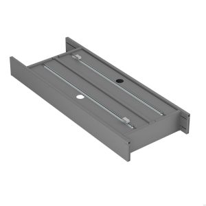 Wkład do szuflady na folię Flex Basic II Aluminiowy Ciemnoszary 200/550mm