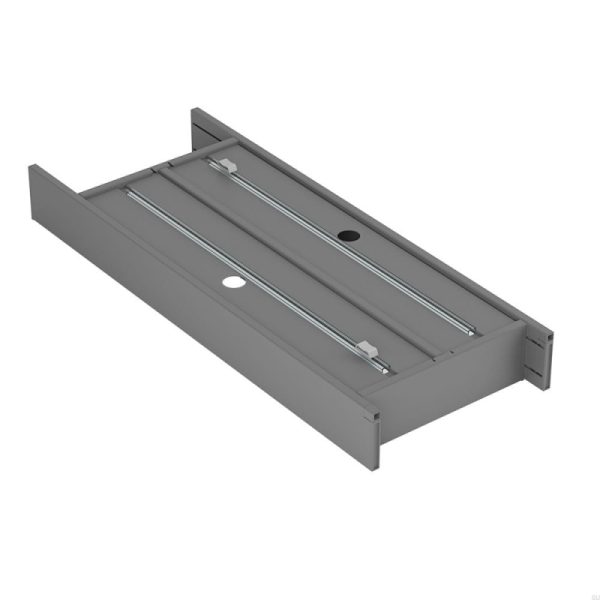 Wkład do szuflady na folię Flex Basic II Aluminiowy Ciemnoszary 200/550mm