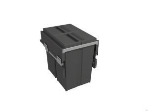 Kosz do recyklingu Wide 400 Ciemnoszary