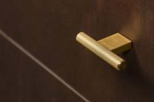 GAŁKA MEBLOWA T - BAR GRAF MINI ZŁOTA CIEMNA