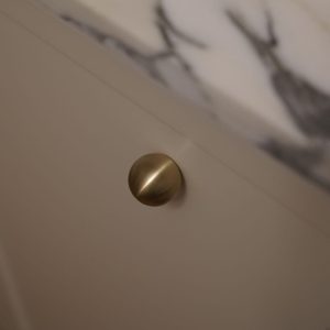 Gałka meblowa Kula 11 30 Mosiężna Szczotkowana