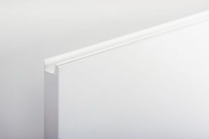 Uchwyt meblowy krawędziowy Jey2 1197 Aluminiowy Biały Mat