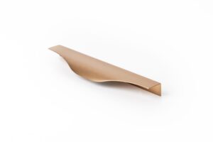 Uchwyt meblowy krawędziowy Noma 0254 128 Aluminiowy Złoty Szczotkowany Cava