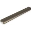 Uchwyt meblowy krawędziowy Ona 1056 Metaliczny Srebrny