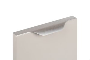 Uchwyt meblowy krawędziowy Vector 0434 197 Aluminiowy Srebrny Szczotkowany