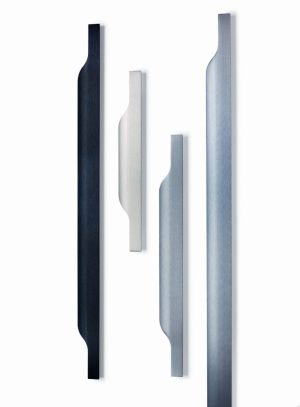 Uchwyt meblowy krawędziowy Vector 0434 397 Aluminiowy Szary Szczotkowany