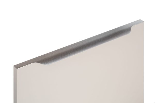 Uchwyt meblowy krawędziowy Vector 0434 597 Aluminiowy Srebrny Szczotkowany