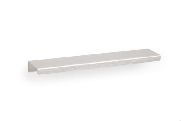 Uchwyt meblowy krawędziowy Way 128 Aluminiowy Srebrny