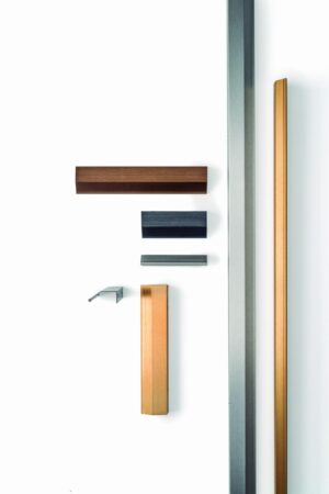 Uchwyt meblowy krawędziowy Wing 1120 Aluminiowy Antyczny Brąz