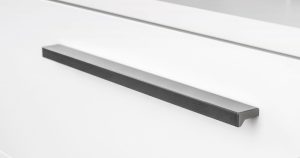 Uchwyt meblowy podłużny Angle 900 Aluminiowy Metaliczny Szary