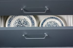 Uchwyt meblowy podłużny Button 160 Metalowy Czarny Mat