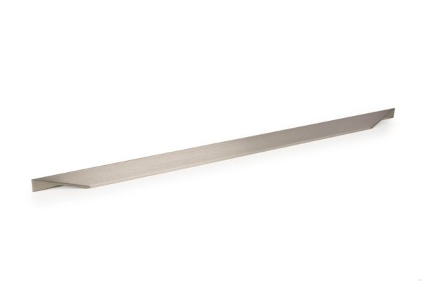 Uchwyt meblowy podłużny Cutt 320/480 Aluminiowy Srebrny Szczotkowany