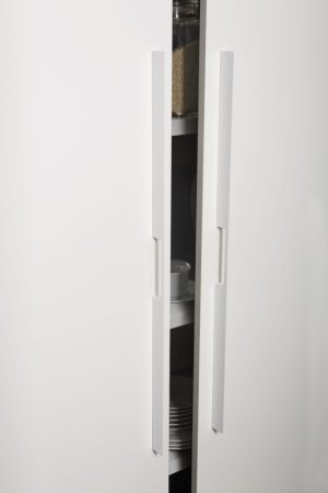Uchwyt meblowy podłużny Peak 1120 Aluminiowy Biały (niesymetryczny)