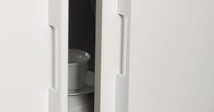 Uchwyt meblowy podłużny Peak 448 Aluminiowy Biały