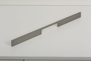 Uchwyt meblowy podłużny Peak 448 Aluminiowy Metaliczny Szary