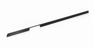 Uchwyt meblowy podłużny Rail 1120 Aluminiowy Czarny Szczotkowany (lewy)