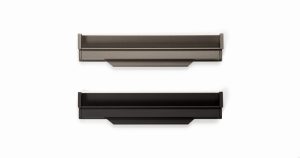 Uchwyt meblowy wpuszczany Hexxa 350 Aluminiowy Czarny