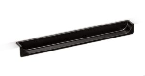 Uchwyt meblowy wpuszczany Hide 180 Czarny Mat