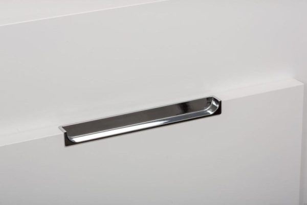 Uchwyt meblowy wpuszczany Hide 200 Chrom Srebrny