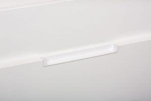 Uchwyt meblowy wpuszczany Hide 90 Metalowy Biały