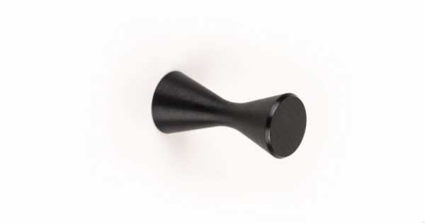 Wieszak ścienny Diabolo Aluminiowy Czarny Szczotkowany Eco
