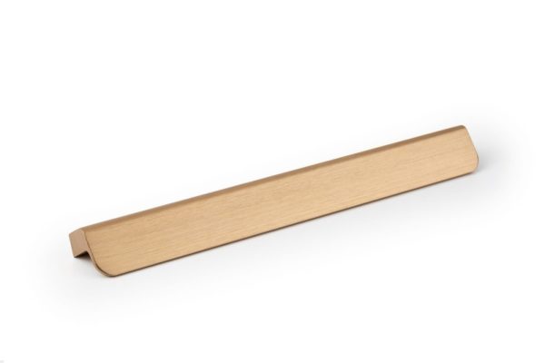 UCHWYT MEBLOWY PODŁUŻNY FLAPP 128/160 ALUMINIOWY ZŁOTY SZCZOTKOWANY