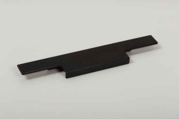 Uchwyt meblowy krawędziowy Linear 247 Metalowy Czarny Mat