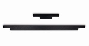 Uchwyt meblowy krawędziowy Linear 347 Metalowy Czarny Mat