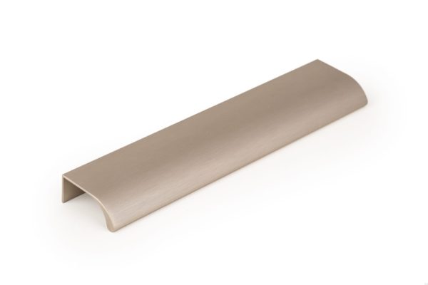 Uchwyt meblowy krawędziowy Ona 128 Aluminiowy Srebrny Anodowany