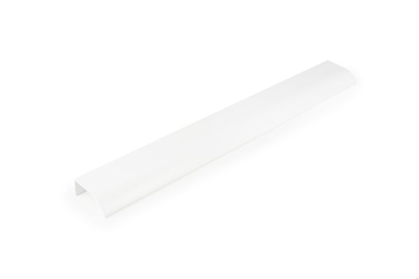 Uchwyt meblowy krawędziowy Ona 256 Aluminiowy Biały