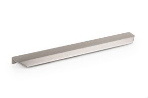 Uchwyt meblowy krawędziowy Vann 350 Srebrny Aluminiowy Szczotkowany