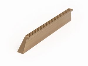 UCHWYT MEBLOWY PODŁUŻNY RAIL 160 ALUMINIOWY ZŁOTY SZCZOTKOWANY