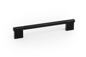 Uchwyt meblowy podłużny Point 192 Aluminiowy Czarny Szczotkowany