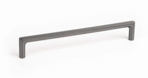 Uchwyt meblowy podłużny Pura 160 Metalowy Czarny Tytanowy Polerowany