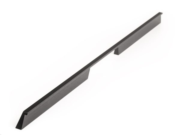 UCHWYT MEBLOWY PODŁUŻNY RAIL 576 ALUMINIOWY CZARNY SZCZOTKOWANY