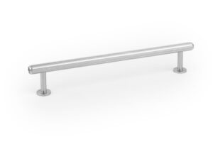 Uchwyt meblowy podłużny Rille Mini 160 Aluminiowy Srebrny Szczotkowany