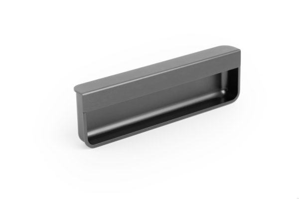 Uchwyt meblowy wpuszczany Moule 128 Metalowy Czarny