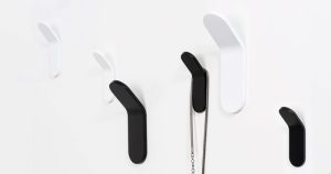 Wieszak ścienny Tik 40 Aluminiowy Czarny Mat